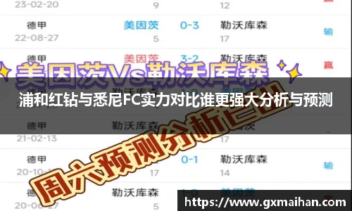 浦和红钻与悉尼FC实力对比谁更强大分析与预测